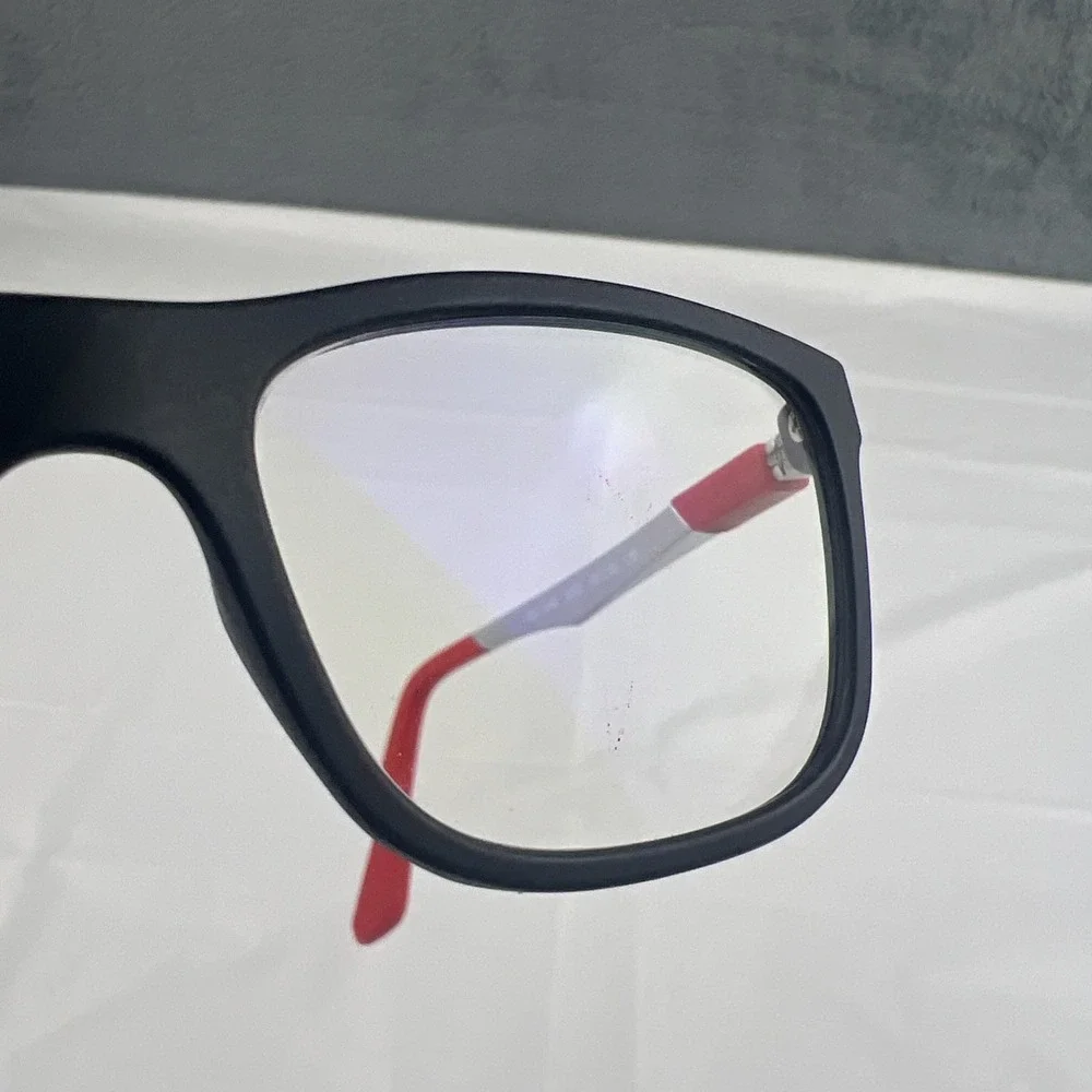 Ray-Ban RB 1549 3652 Kids Youth Eyeglasses FRAMES ONLY Black Red 48-16-125 #3